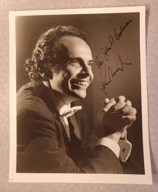 Lorin Maazel Rare Signed Vintage 8x10 Photo,  Composer,  Conductor,  Violinist