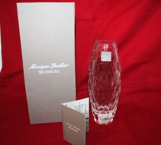 Waterford Monique Lhuillier Atelier 7.  5 - Inch Crystal Vase Acid Etched Rare