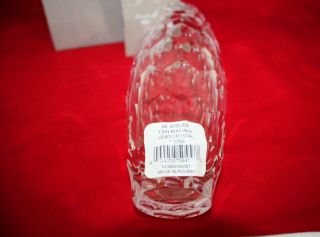 Waterford Monique Lhuillier Atelier 7.  5 - inch Crystal Vase Acid Etched Rare 4