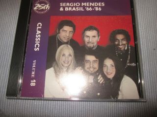 Sergio Mendes & Brasil 66 66 - 86 " Cd Rare 1987 A&m Us Issue To Commemorate Label
