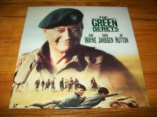 The Green Berets 2 - Laserdisc Ld Widescreen Format Very Rare John Wayne