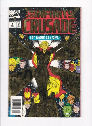 The Infinity Crusade 1 - 1993 - Marvel - Rare Australian Price Variant