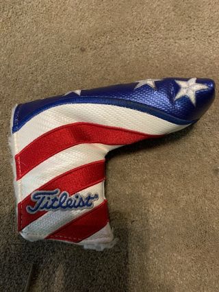 Scotty Cameron Putter Headcover 2014 Stars and Stripes US Open Very Rare 2