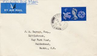 Rare 1961 British Forces In Cameroon Fpo 188 Kumba Bfpo 14 Air Mail Cover 2 300