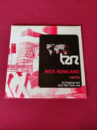 Nick Rowland - Faith (rare & Classic Hard Trance Vinyl)