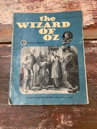 Wizard Of Oz 1939 Movie Special Edition Photo Book Mgm Judy Garland Rare