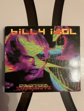 BILLY IDOL CYBERPUNK 1993 Cd With Floppy Disk RARE 4
