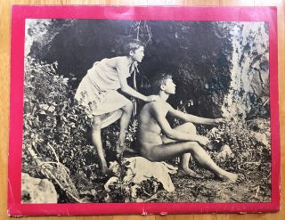 RARE Wilhelm von Gloeden Gay Interest Male Nude Erotica Ron Lentz 2