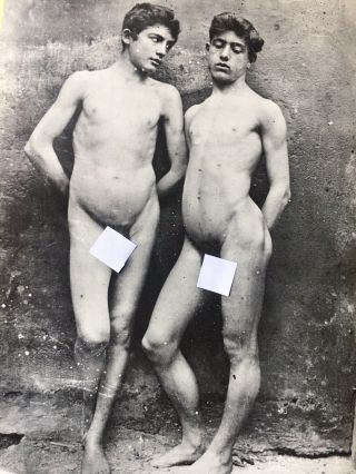 RARE Wilhelm von Gloeden Gay Interest Male Nude Erotica Ron Lentz 7
