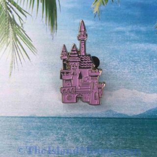 Rare Disney Le Ds.  Com Dlr Advent Calendar Holiday Purple Castle Pin (ut:42834)