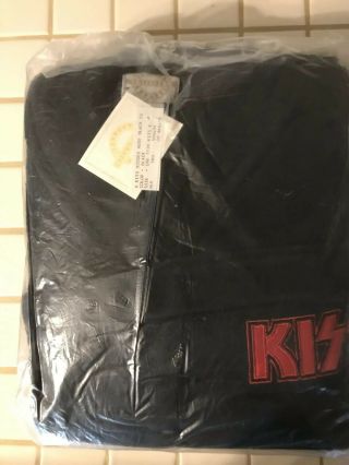 Rare And Kiss/spencer Gifts Black Hooded Bathrobe 1997