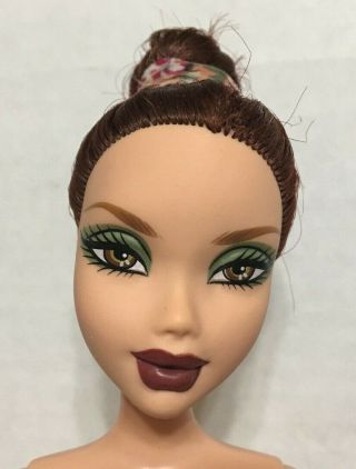 Barbie My Scene Chelsea Doll Restyled Auburn Red Hair Bun Rare