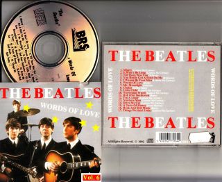 The Beatles - Words Of Love Vol.  6 Cd Brs 73164 Live/rare?? 17 Songs John Lennon