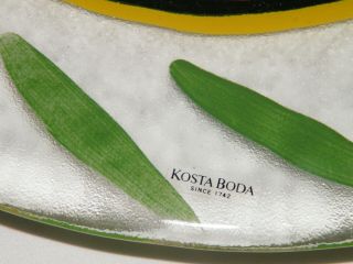 Rare Tagged Glass Kosta Boda Signed ULRICA HYDMAN - VALLIEN 