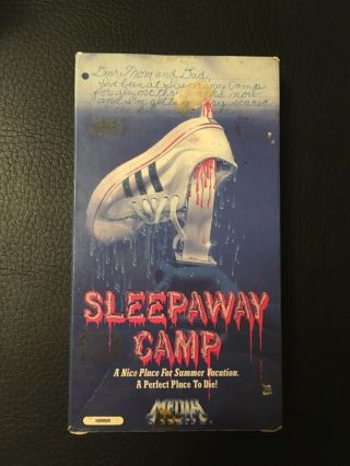 Sleepaway Camp Vhs - 1984 - Rare Horror 80s Cult Slasher - Media - Htf - Oop
