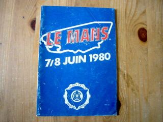 Le Mans 24 Hours Race: 1980 Race Regulations Booklet,  Very Rare,