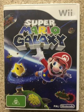 Mario Galaxy Wii Nintendo Wii Game Complete Oop Rare Vg,  Rare