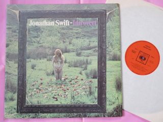 Jonathan Swift Introvert Rare Orig Uk 1971 Orange Cbs Lp Singer Folk Rock Nude