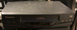 Rare Panasonic Pv - V4020 Vcr 4 - Head Video Cassette Recorder Vhs Player