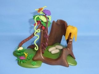 Playmobil Dinosaur Nursery / Nest With Eggs & More - Rare Jurassic Set