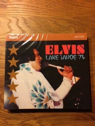 Elvis Presley Ftd 5 " Cd Elvis Lake Tahoe 74,  And,  Rare