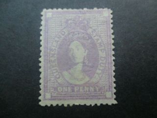 Queensland Stamps: 1d Stamp Duty - Rare - (g248)