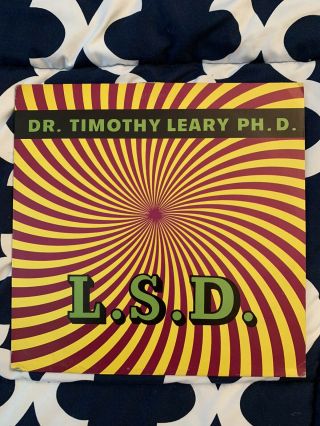 Rare Psych Timothy Leary Lsd Signed 1966 Lp