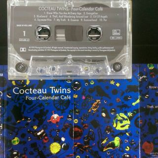 Cocteau Twins Four - Calendar Cafe Cassette Rare