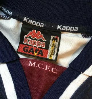 Manchester City Man City 1997 1998 Away Shirt Size M Kappa Rare Item 3