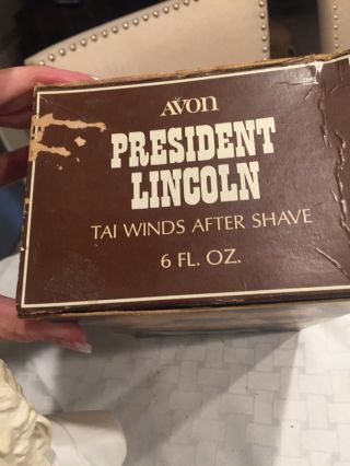 Avon President Lincoln Tai Winds After Shave 6 fl.  oz.  Rare Vintage 1970 ' s 4