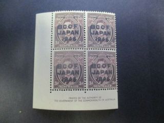 Pre Decimal Stamps: Bcof Block Mnh - Rare (f375)