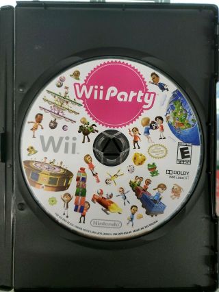 Wii Party Rare Oop (nintendo Wii,  2010) 1st Party Game Disc Only