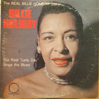 Billie Holiday The Real Lady Day Sings The Blues Lp Atc 1023 Rare Vg,
