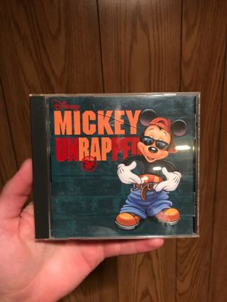 Walt Disney Mickey Unrapped Rare Mickey Mouse Hip Hop/rap Cd 1994