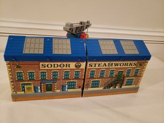 Thomas Wooden Railway Rare Repair and Go Station Sodor Steamworks Learning Curve 5