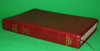 1985 Hal Lindsey Prophecy Edition King James Version Bible Leather RARE 2