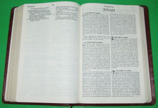 1985 Hal Lindsey Prophecy Edition King James Version Bible Leather RARE 7
