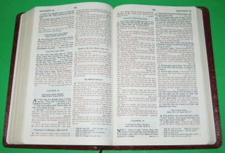 1985 Hal Lindsey Prophecy Edition King James Version Bible Leather RARE 8