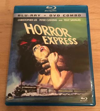 Horror Express - Rare Oop Dvd Bluray 2 Disc Set - Peter Cushing Christopher Lee