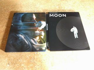Moon Blu - Ray Steelbook [uk] Oop Rare,  Duncan Jones Sam Rockwell,  Cond