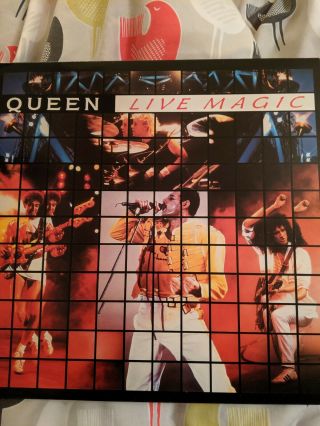 Queen Live Magic Vinyl Lp.  Classic Rare.  Freddie Mercury.  Rock 1986 Emc 3519