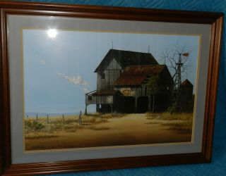 Very Rare Whispers From The Past By Ken Fleisch Artist Proof Signed & Framed