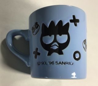 Rare SANRIO BAD BADTZ - MARU Ceramic CUP MUG BLUE ‘93 ‘96 5