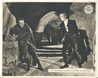 F27074 Romeo And Juliet Leslie Howard Ralph Forbes Rare Mgm Lobby Card Spain