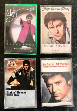 Shakin’ Stevens Four Rare Cassettes Rockabilly Rock’n’roll Rare Issues