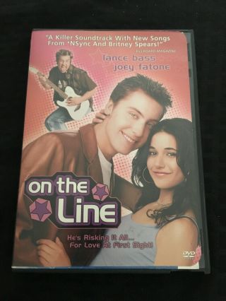On The Line Dvd (2002) Rare Romance Comedy Lance Bass Joey Fatone