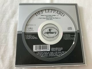 Def Leppard - When Love & Hate Collide [single] Cd 1995 Mercury Rare Unreleased