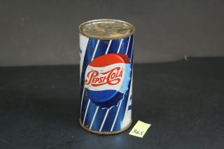 Vintage Pepsi Cola Flat Top Soda Can 10 Oz Rare Montreal Canada Jb365