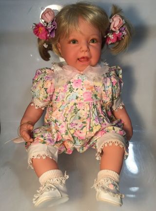 Lee Middleton Doll Limited Edition " Spring In Bloom " Reva Schick 2000 Very Rare
