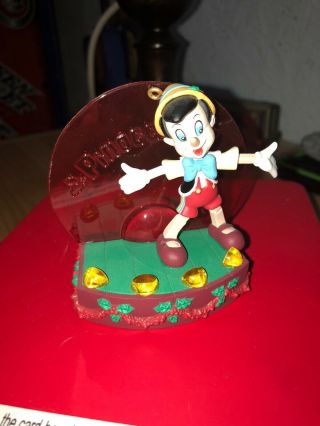 Walt Disney Pinocchio Christmas Ornament Rare And Cond